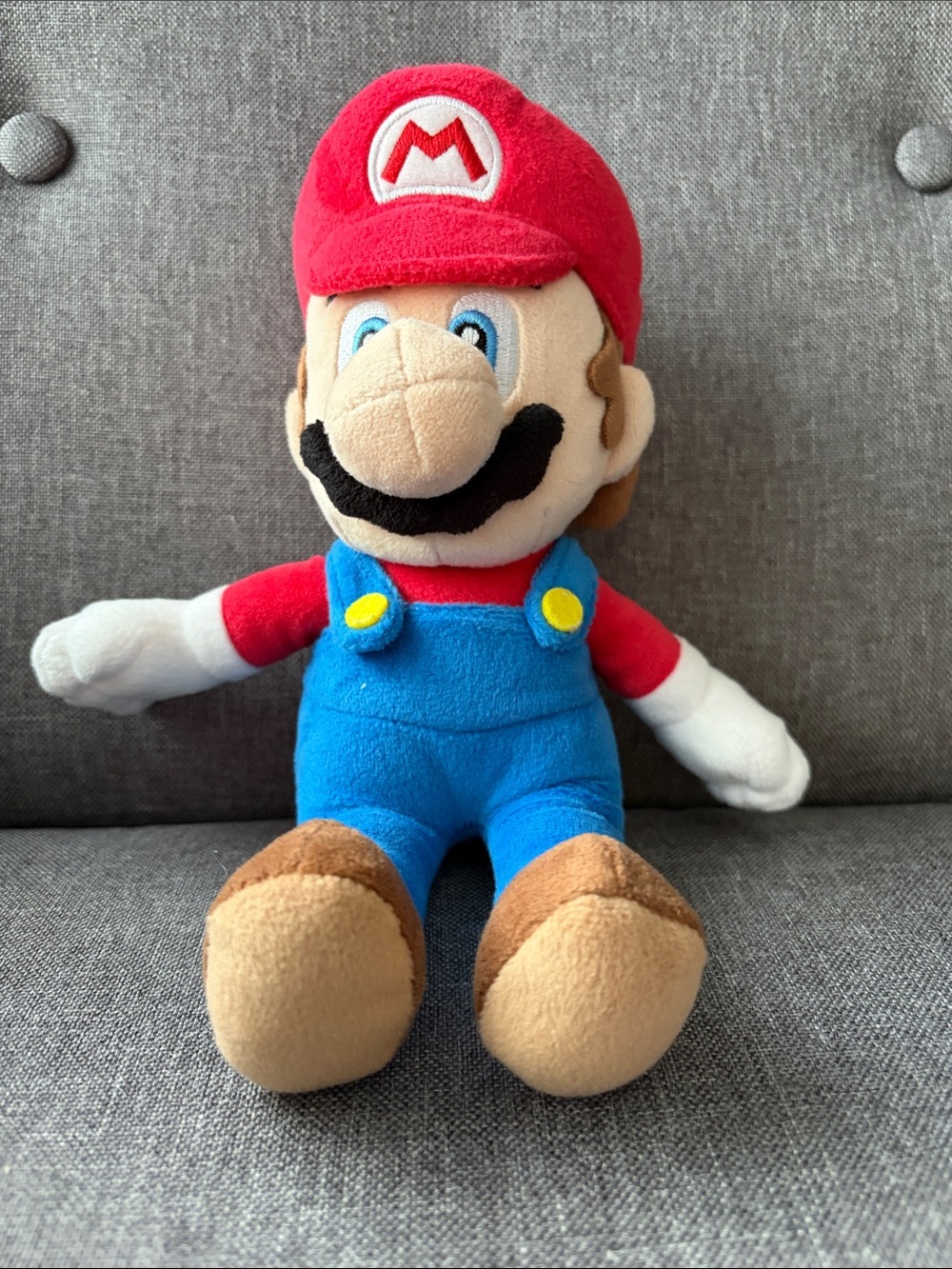 Nintendo Mario 2017 Plush - Red Hat, Blue Overalls, Brown Shoes